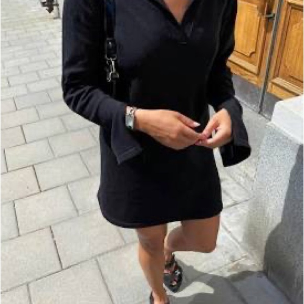 Djerf Avenue Getaway Black Dress